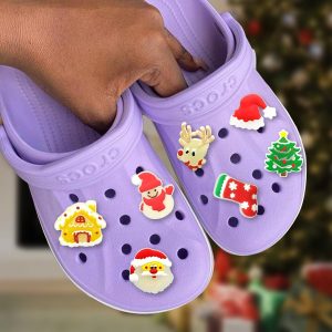 Ziemassvētku tumsā spīdošas apavu piespraudes (7 gab.) | SHINETAGS