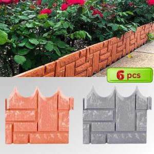Ķieģeļu stila dārza žogs | TERRABARIC