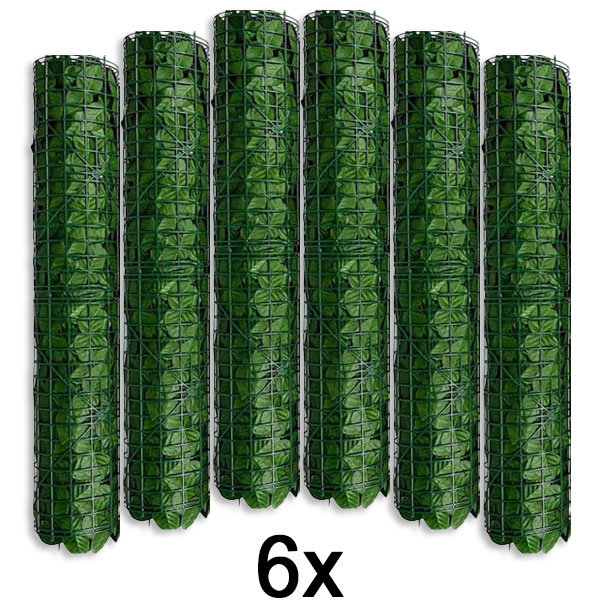 6x Privātuma panelis ar mākslīgajām lapām | LEAFPANEL