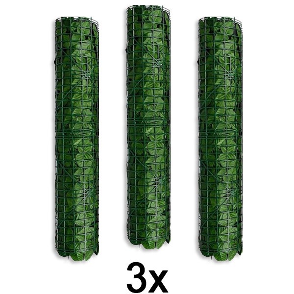 3x Privātuma panelis ar mākslīgajām lapām | LEAFPANEL
