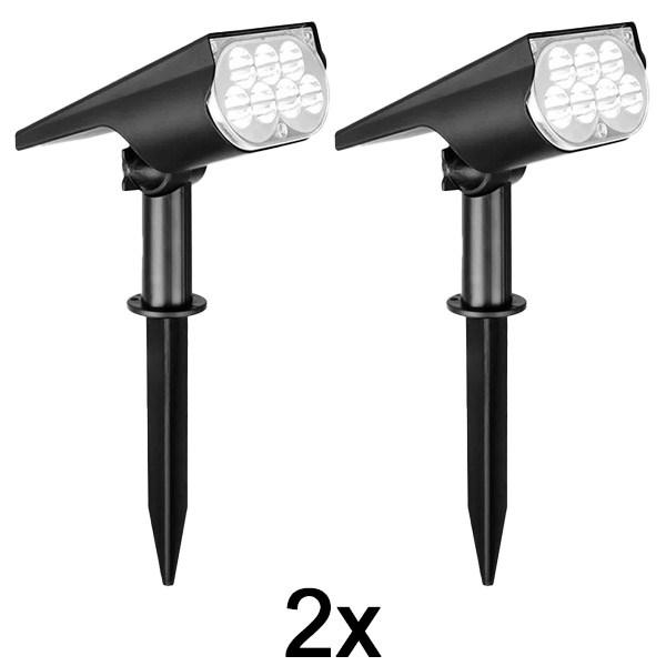 2x Āra saules enerģijas prožektors | SPOTIKE